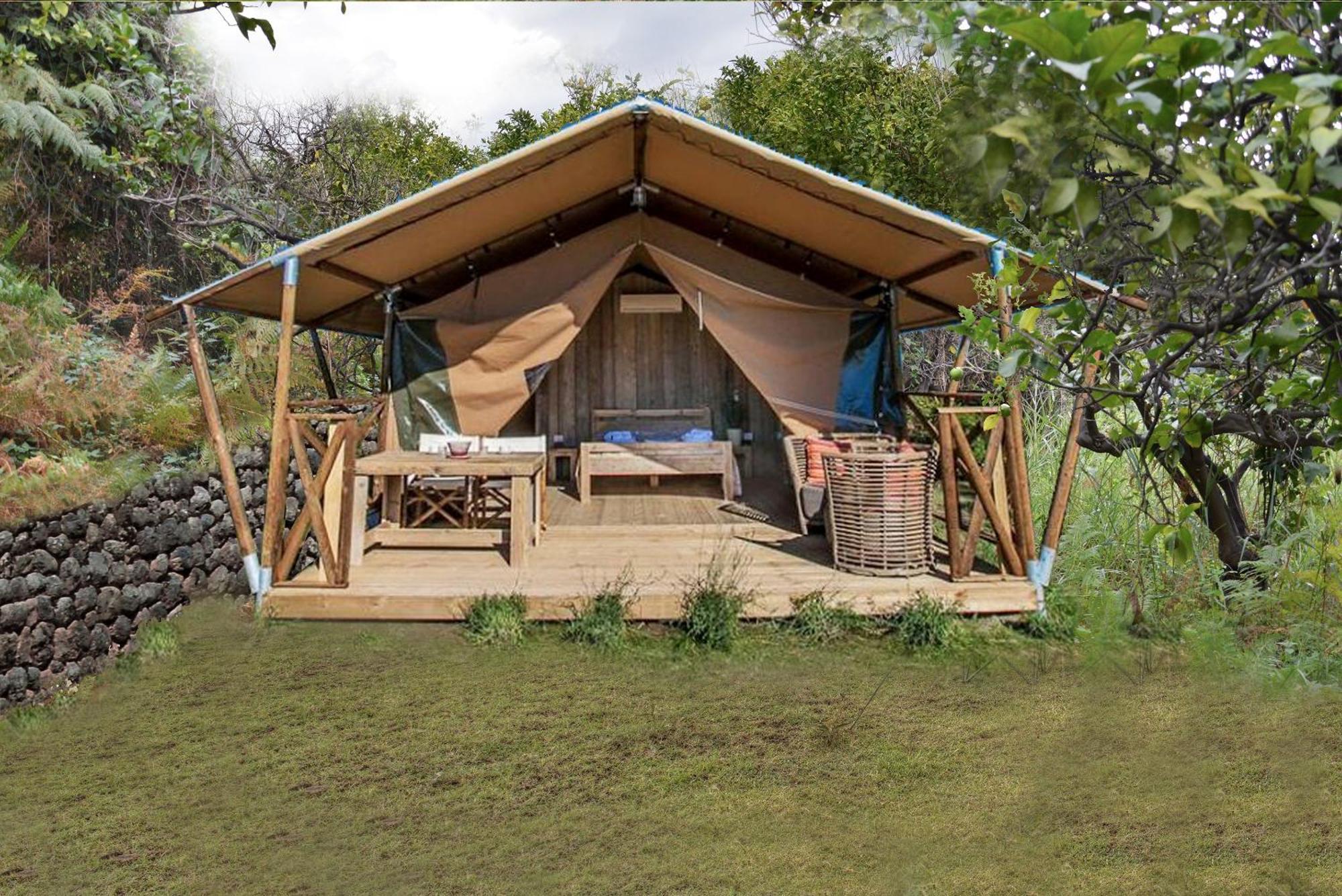 Glamping Alcantara Motta Camastra الغرفة الصورة